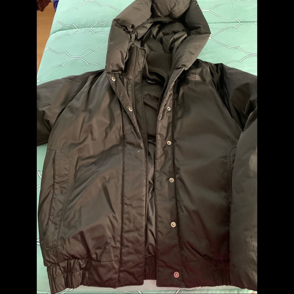 Black North face jacket , Only used it twice